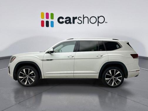 Opal White 2024 Volkswagen Atlas 2.0T SEL Premium R-Line 4MOTION