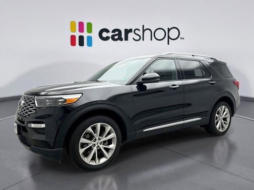 AGATE BLACK METALLIC 2021 Ford Explorer Platinum