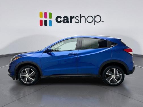 Aegean Blue 2021 Honda HR-V EX
