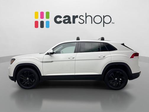 Pure White 2023 Volkswagen Atlas Cross Sport 2.0T SE w/Technology 4MOTION