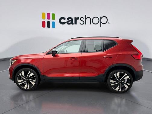 Fusion Red Metallic 2024 Volvo XC40 B5 Plus Dark Theme