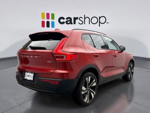 Fusion Red Metallic 2024 Volvo XC40 B5 Plus Dark Theme