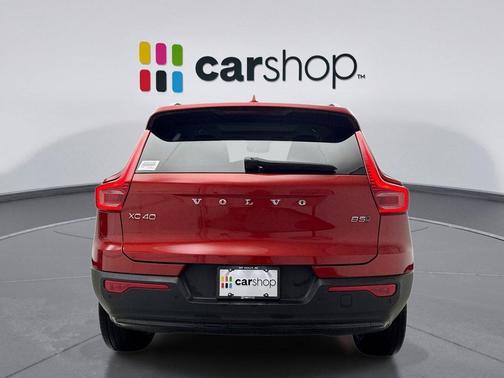 Fusion Red Metallic 2024 Volvo XC40 B5 Plus Dark Theme