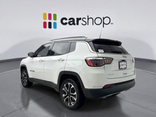 Bright White Clearcoat 2023 Jeep Compass Limited