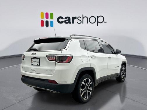 Bright White Clearcoat 2023 Jeep Compass Limited