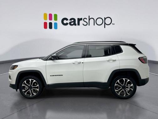 Bright White Clearcoat 2023 Jeep Compass Limited