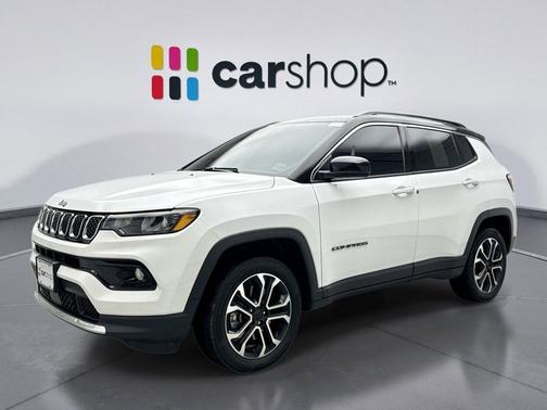 Bright White Clearcoat 2023 Jeep Compass Limited