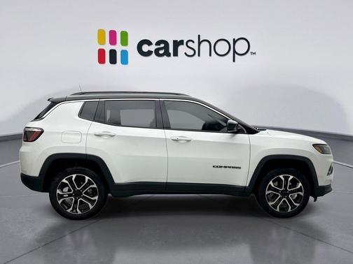 Bright White Clearcoat 2023 Jeep Compass Limited
