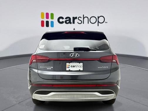 Portofino Gray 2023 Hyundai SANTA FE HEV Blue
