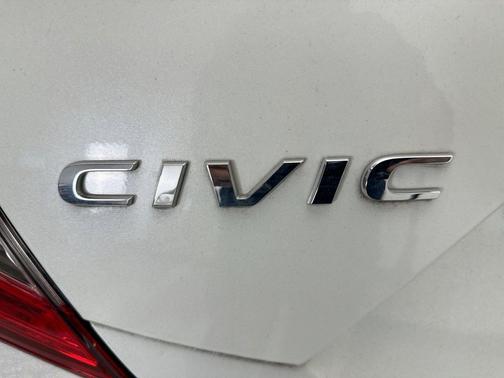 Platinum White 2019 Honda Civic LX