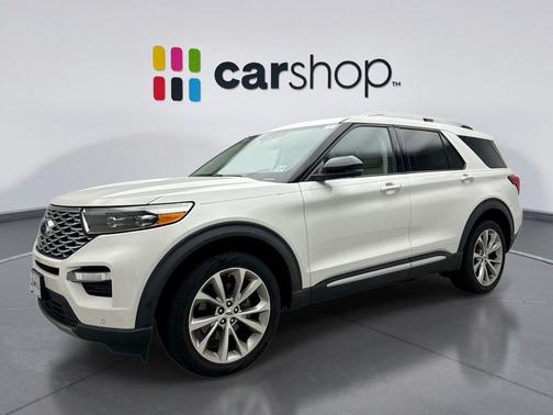 Star White 2021 Ford Explorer PLATINUM