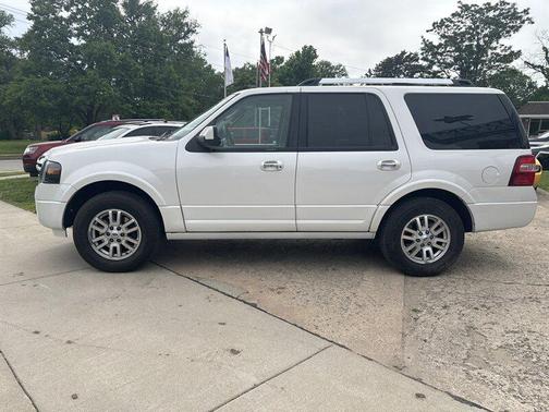 White Platinum Metallic Tri-Coat 2012 Ford Expedition Limited