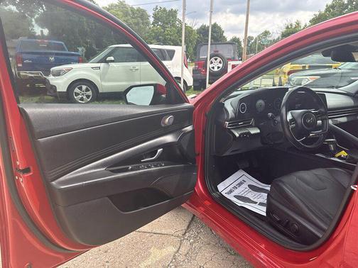 Calypso Red 2021 Hyundai ELANTRA Limited