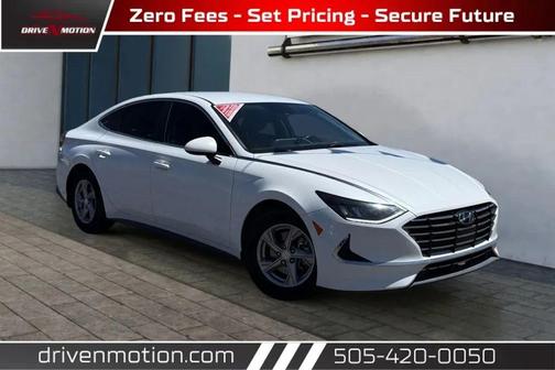 Quartz White 2021 Hyundai SONATA SE