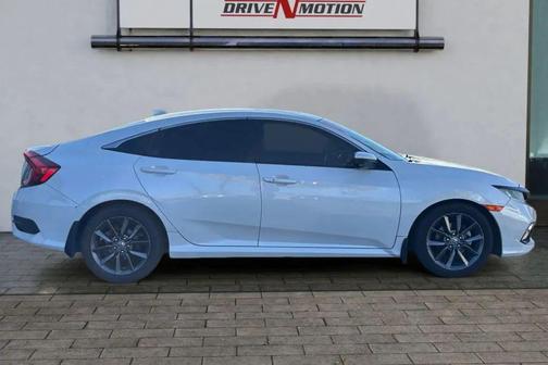 Platinum White Pearl 2020 Honda Civic EX