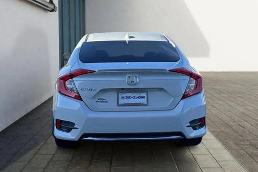 Platinum White Pearl 2020 Honda Civic EX