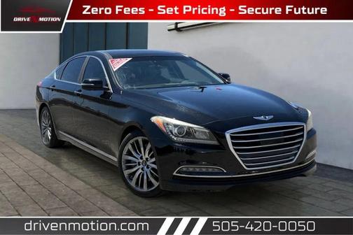 Caspian Black 2015 Hyundai Genesis 5.0