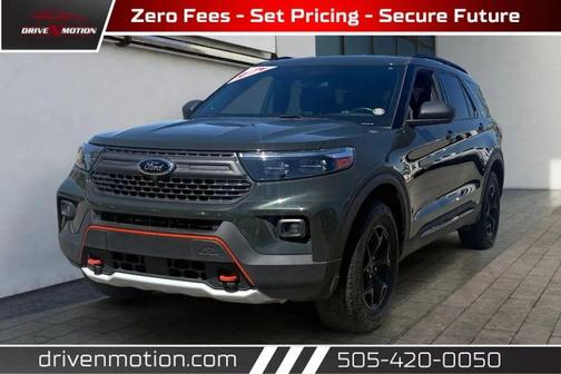 Forged Green Metallic 2022 Ford Explorer Timberline