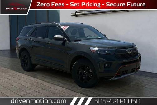 Forged Green Metallic 2022 Ford Explorer Timberline