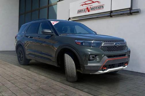 Forged Green Metallic 2022 Ford Explorer Timberline