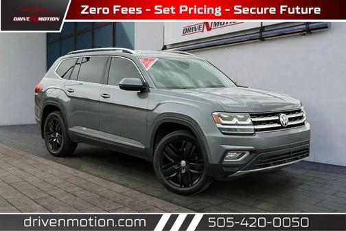 Gray 2019 Volkswagen Atlas 3.6L SEL Premium