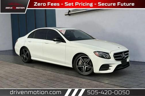 White 2019 Mercedes-Benz E-Class E 300 Sedan 4D