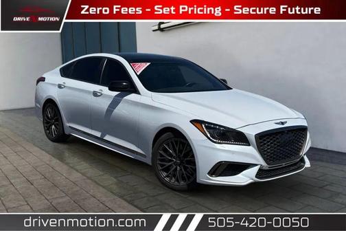 Casablanca White 2018 Genesis G80 3.3T Sport