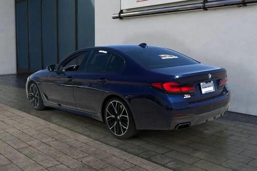 Blue Ridge Mountain Metallic 2021 BMW M550 i Xdrive