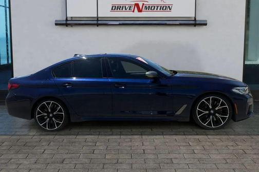 Blue Ridge Mountain Metallic 2021 BMW M550 i Xdrive