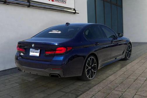 Blue Ridge Mountain Metallic 2021 BMW M550 i Xdrive