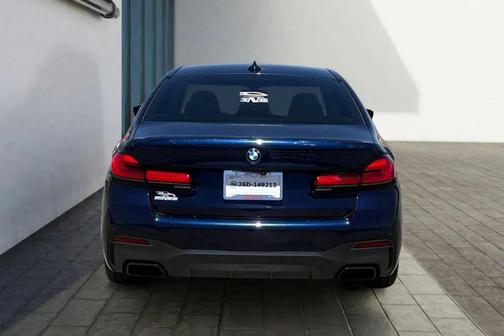 Blue Ridge Mountain Metallic 2021 BMW M550 i Xdrive