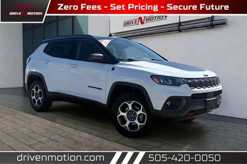 Bright White Clearcoat 2022 Jeep Compass Trailhawk