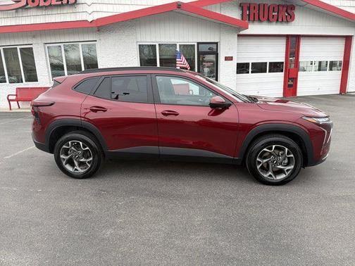 Crimson Metallic 2025 Chevrolet Trax LT