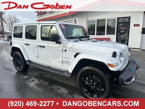 Bright White Clearcoat 2023 Jeep Wrangler 4xe Sahara SUV