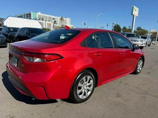 Barcelona Red Metallic 2020 Toyota Corolla LE