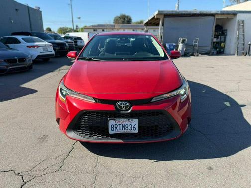 Barcelona Red Metallic 2020 Toyota Corolla LE