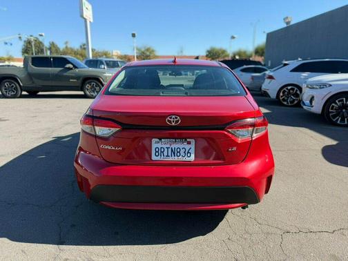Barcelona Red Metallic 2020 Toyota Corolla LE