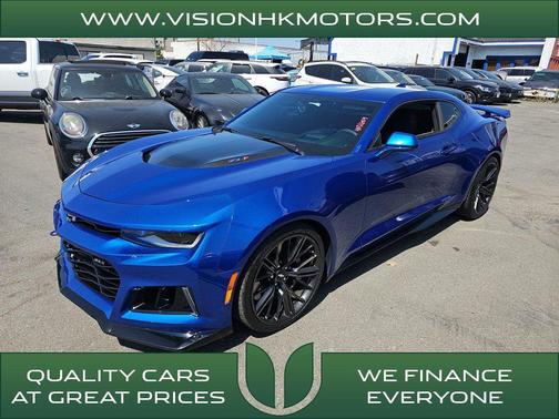 Arctic Blue Metallic 2018 Chevrolet Camaro ZL1