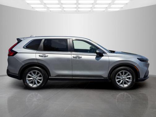 Solar Silver Metallic 2025 Honda CR-V EX