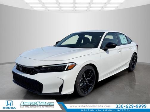 Platinum White Pearl 2026 Honda Civic Sport