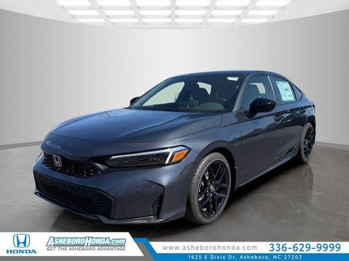 Meteorite Gray Metallic 2026 Honda Civic Sport