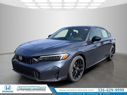 Meteorite Gray Metallic 2026 Honda Civic Sport