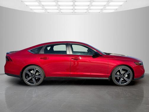 Radiant Red Metallic 2025 Honda Accord Hybrid Sport