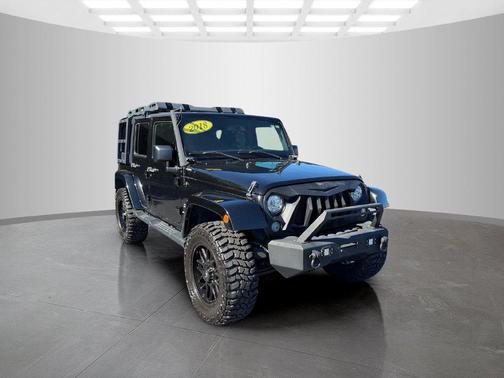 Black Clearcoat 2018 Jeep Wrangler JK Unlimited Sahara