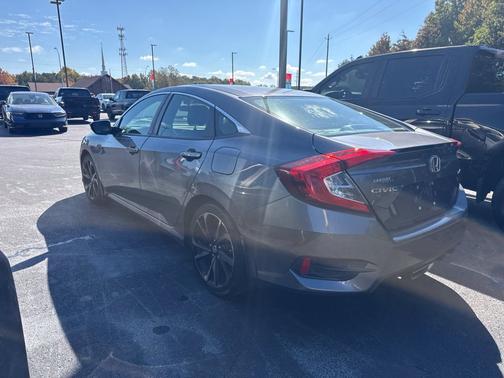 Modern Steel Metallic 2020 Honda Civic Sport