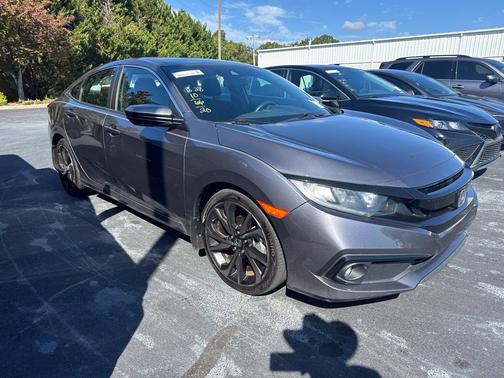 Modern Steel Metallic 2020 Honda Civic Sport