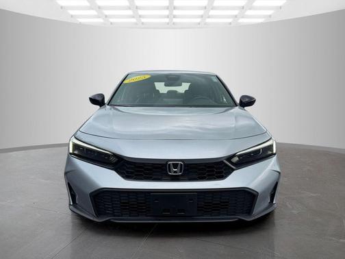 Solar Silver Metallic 2025 Honda Civic Sport