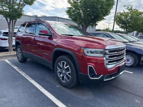 Volcanic Red Tintcoat 2023 GMC Acadia AWD SLT