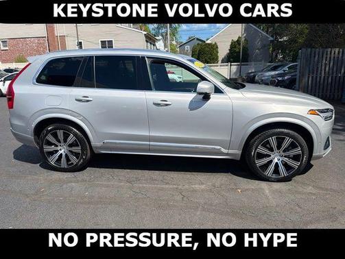 Silver 2023 Volvo XC90 Recharge Plug-In Hybrid T8 Plus 6 Passenger