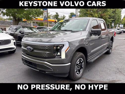 Gray Metallic 2023 Ford F-150 Lightning XLT